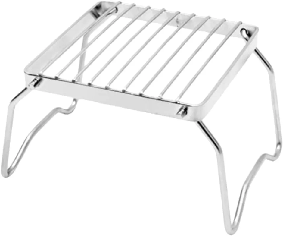 TOYANDONA Portable Folding Stainless Steel Bbq Grill for Camping and Parks Compact Barbecue Accessories Grill Durable Outdoor Cooking Tool