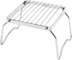 TOYANDONA Portable Folding Stainless Steel Bbq Grill for Camping and Parks Compact Barbecue Accessories Grill Durable Outdoor Cooking Tool