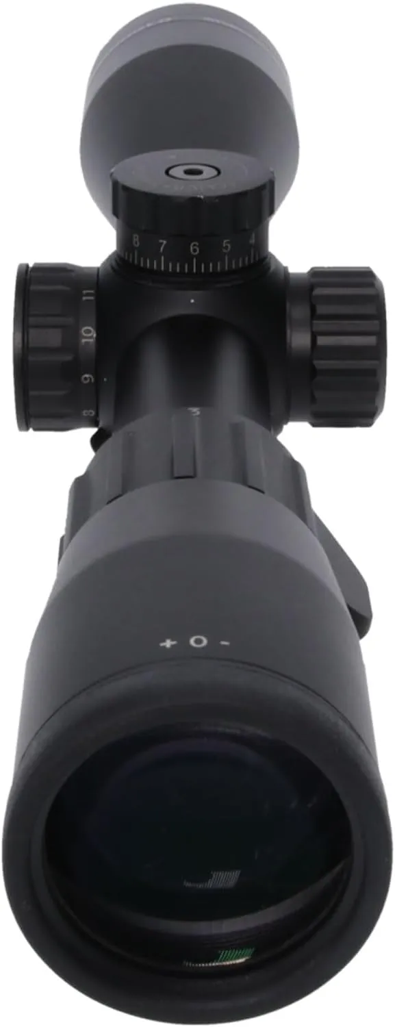 TRUGLO Intercept Tactical Hunting Shooting Durable Waterproof Fogproof Scratch-Resistant 1" Tube Illuminated Reticle Riflescope with Scope Cover Included