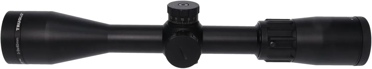 TRUGLO Intercept Tactical Hunting Shooting Durable Waterproof Fogproof Scratch-Resistant 1" Tube Illuminated Reticle Riflescope with Scope Cover Included