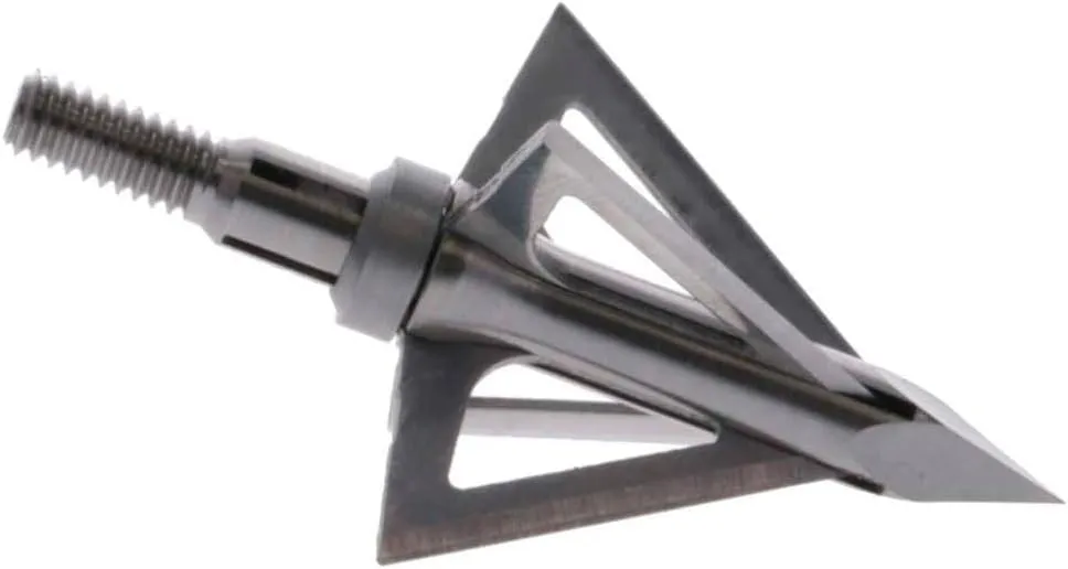 Truglo Titanium X QUADCUTTER 4 Blade 100 Grain Sharp Durable Fixed-Blade Archery Bow Hunting Broadhead with Grade 5 Titanium Ferrule & Stainless Steel Blades - Spare Set of Blades Included