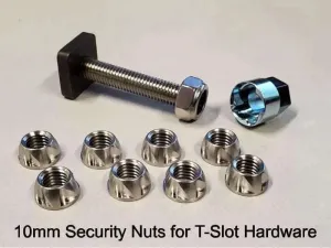 TUFF STUFF® OVERLAND SECURITY NUTS, 10MM