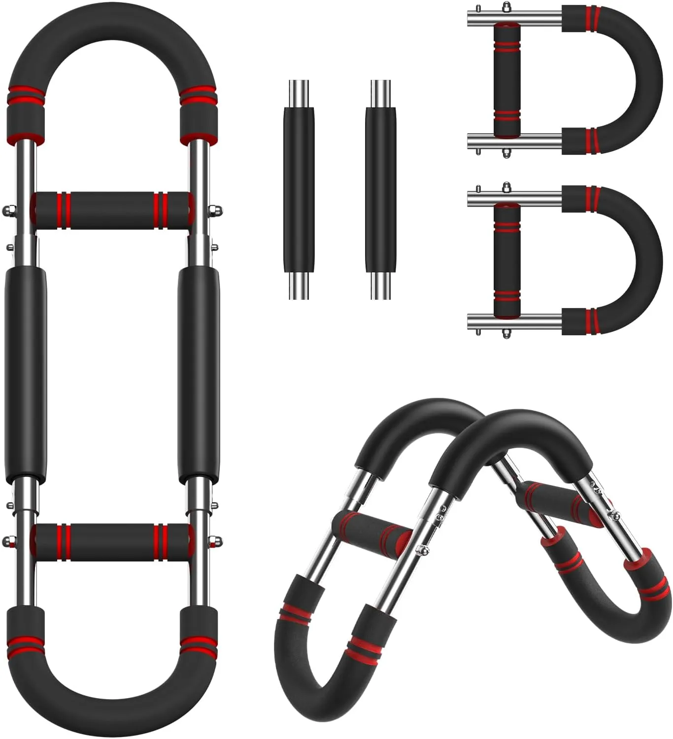 Twister Arm Trainer, Adjustable Resistance Spring Workout Bar for Chest, Arms, Shoulders and Forearms Muscle Training, Portable Home Fitness Equipment, Upper Body Strength Trainer