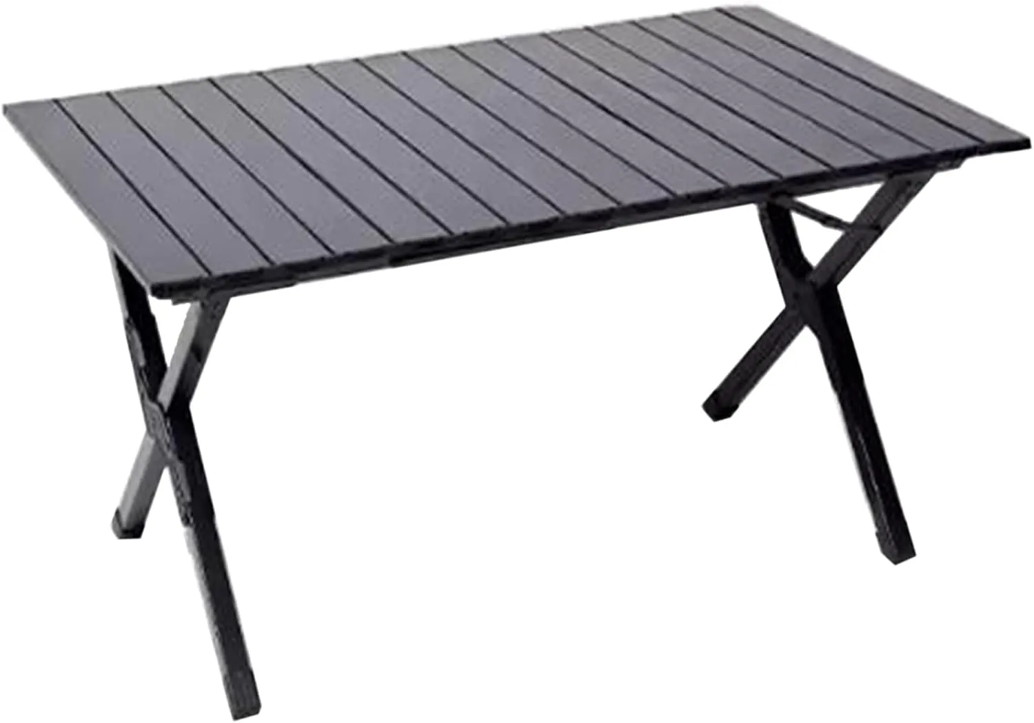 Ultra-Light Camping Table Folding Camping Picnic Table Compact Frame Camping Table Roll Up Table Top with Carry Bag for Camp
