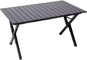 Ultra-Light Camping Table Folding Camping Picnic Table Compact Frame Camping Table Roll Up Table Top with Carry Bag for Camp
