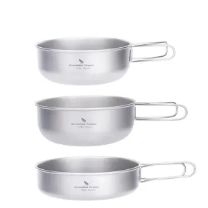 Ultralight Titanium 3 Piece Pan Set