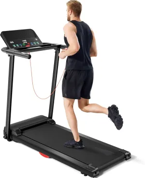 UMAY Treadmill with Auto Incline, Foldable Treadmills for Home, 18.5" Wider Belt，3.0 HP, 9.3MPH, 320lbs Capacity
