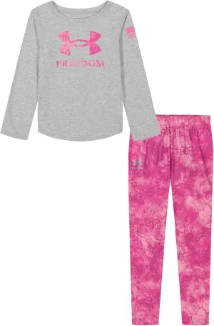 Under Armour Girls' Long Sleeve Shirt, Crewneck, Lightweight and Breathable