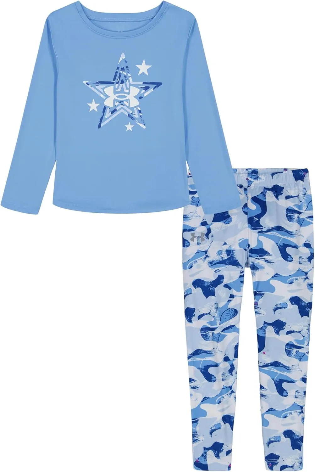 Under Armour Girls' Long Sleeve Shirt, Crewneck, Lightweight and Breathable