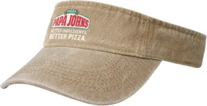 Unisex Cotton Vintage Visor Ballcap for Women Men Sun Hat Visors Adjustable Sport Wide Brim Cap Outdoor Empty Top Golf Hat