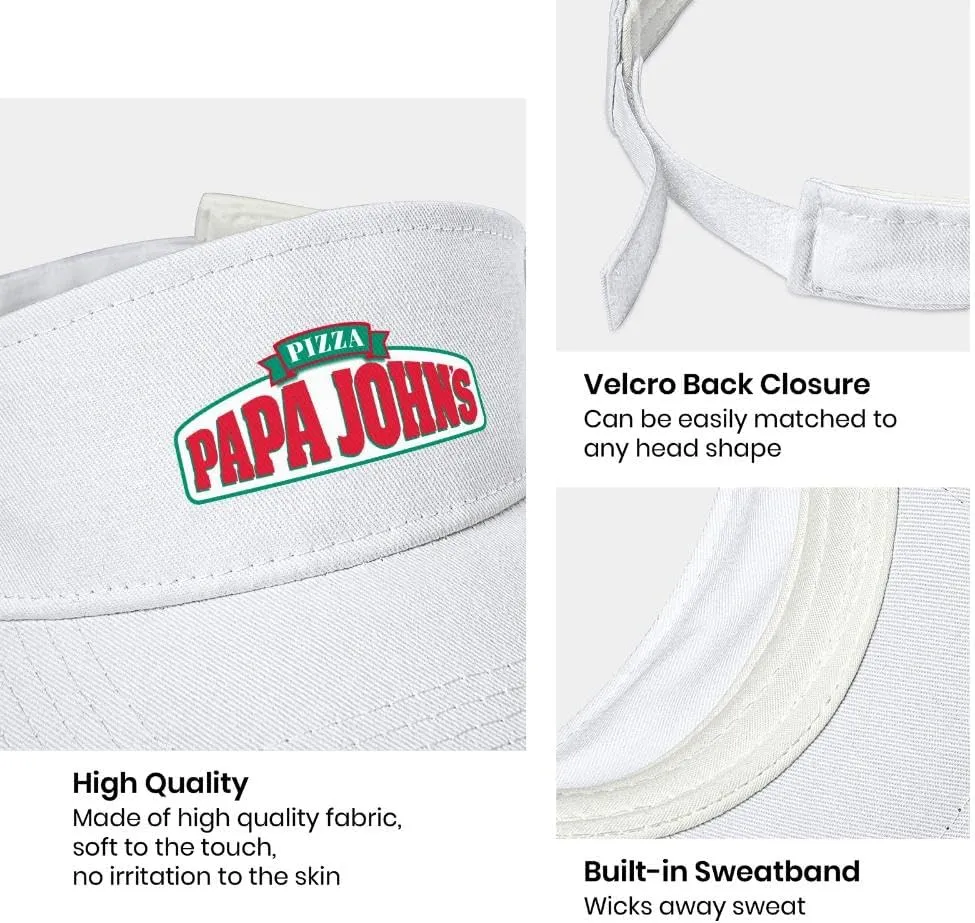 Unisex Cotton Visor Ballcap for Women Men Sun Hat Visors Adjustable Sport Wide Brim Cap Outdoor Empty Top Golf Hat