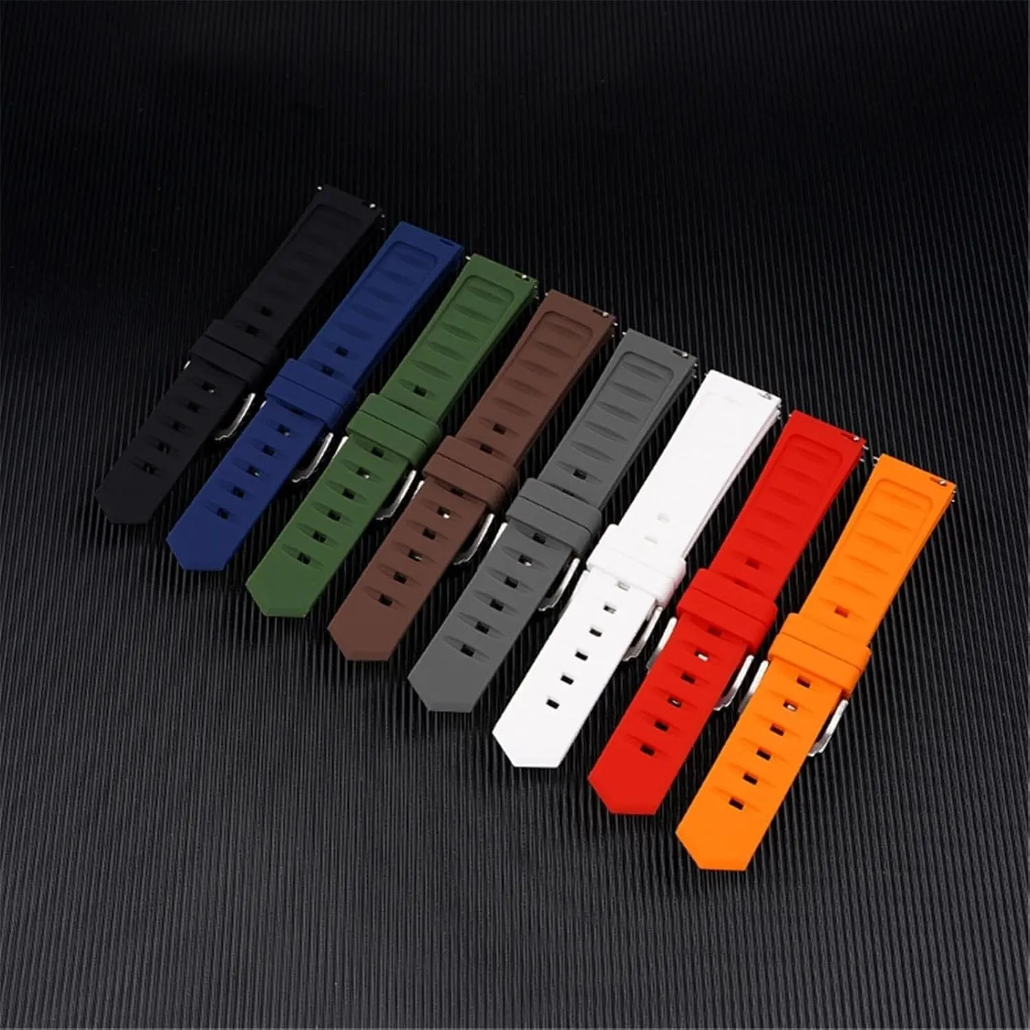 Universal Silicone Watch Band Rubber Strap Sport Diving Wristband Bracelet Accessories