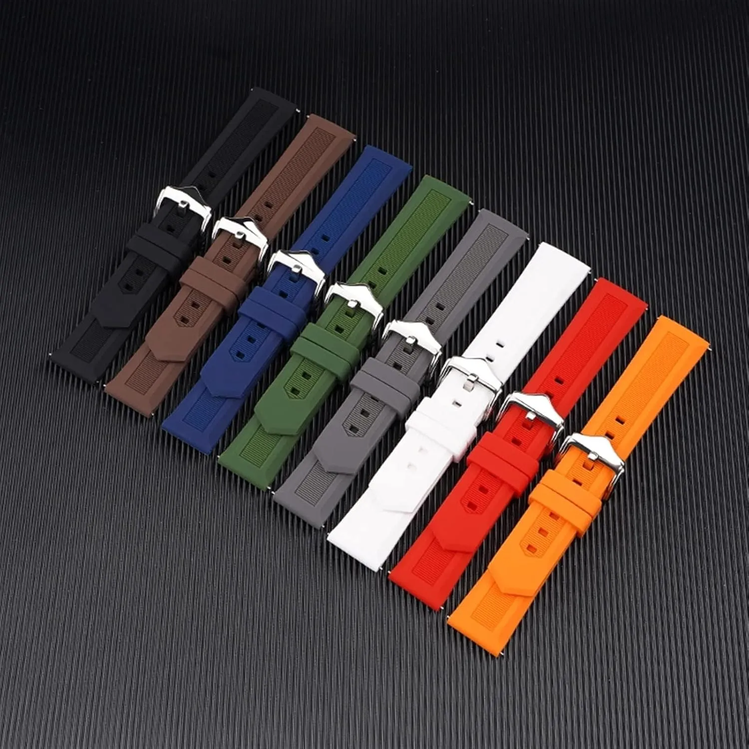 Universal Silicone Watch Band Rubber Strap Sport Diving Wristband Bracelet Accessories