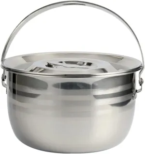 Vaguelly 1pc High Capacity Non Stick Stew Pot Soup Pot for Camping Home Cooking Lightweight Heat Resistant for Outdoor Indoor Use