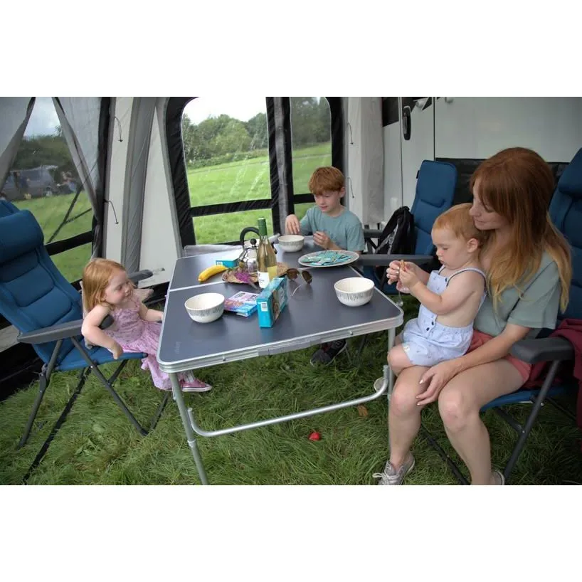 Vango Granite Duo 90 Height Adjustable Folding Camping Table