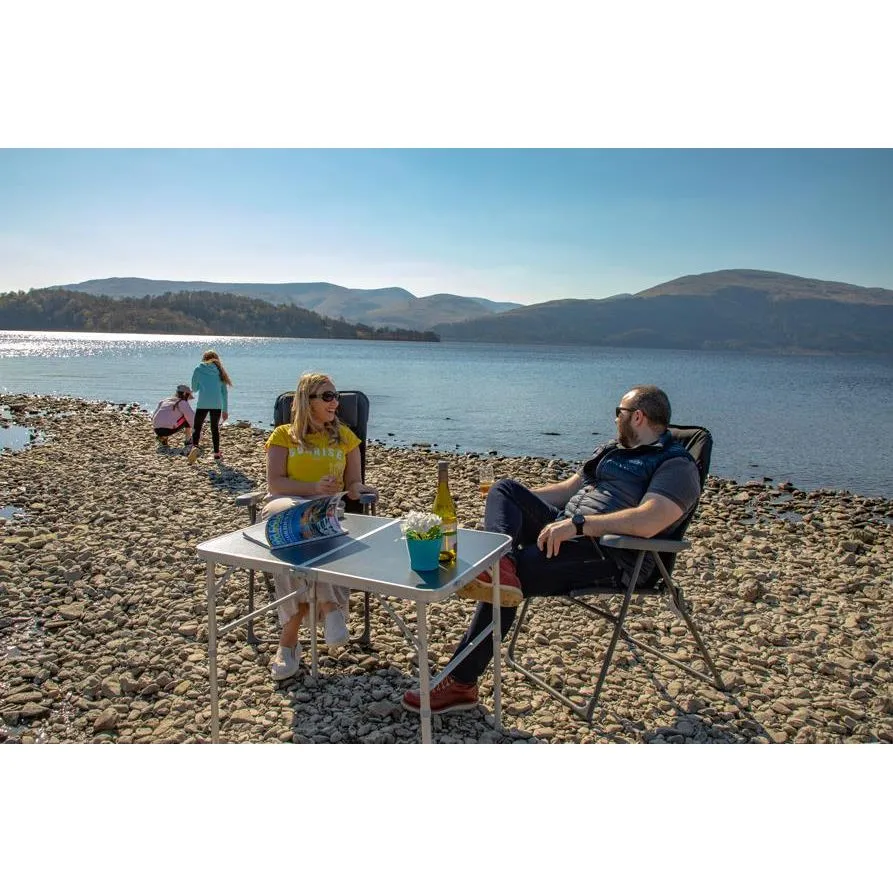 Vango Granite Duo 90 Height Adjustable Folding Camping Table