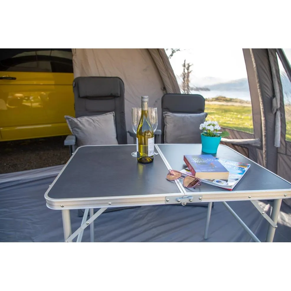 Vango Granite Duo 90 Height Adjustable Folding Camping Table