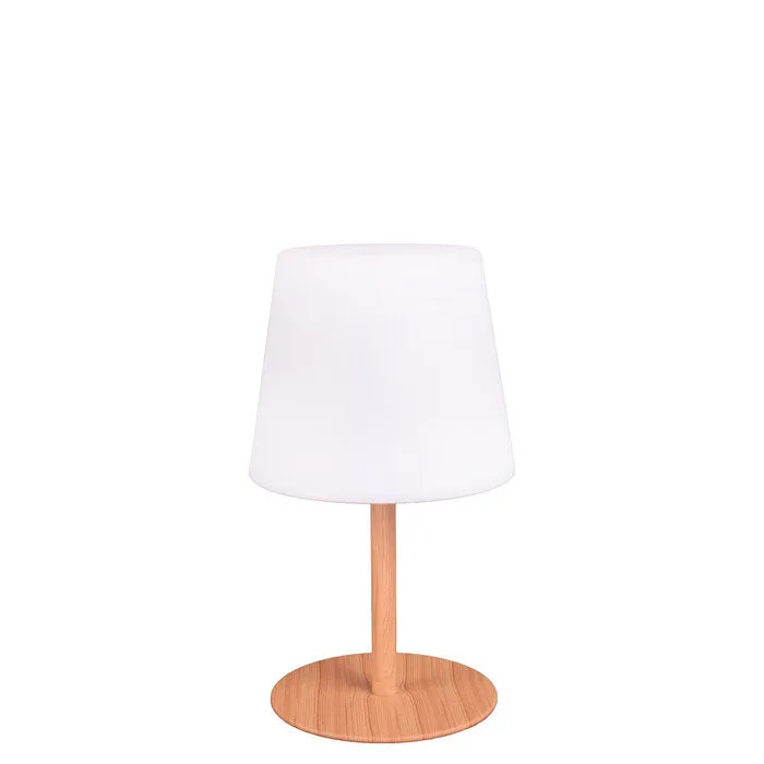 Vechline Shine LED Caravan / Motorhome Table Lamp - Wood Finish