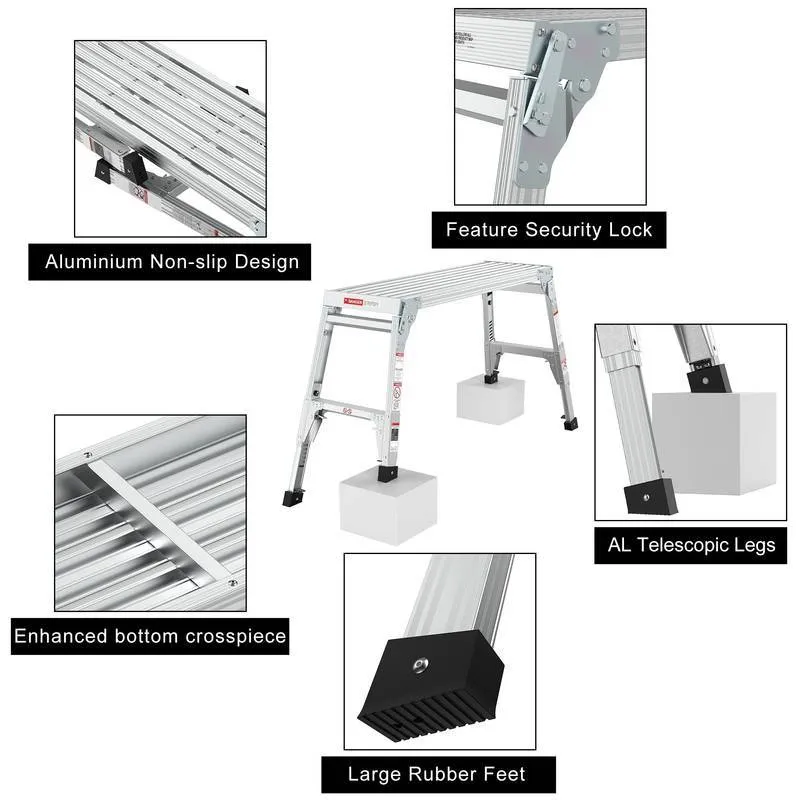 Versatile Foldable Workbench & Step Stool