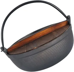 VICASKY 1 Set Outdoor Cast Stewpan for Cooking Portable Non Stick Stockpot for Campfire Durable Utensils for Picnics Hiking and Outdoor Adventures