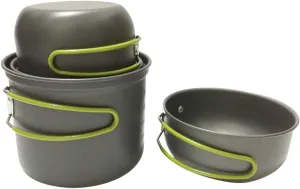 VICASKY 1Set Camping Utensils Durable Aluminium Alloy Cookware for Outdoor Cooking Pots and Pans for People Lightweight and Portable