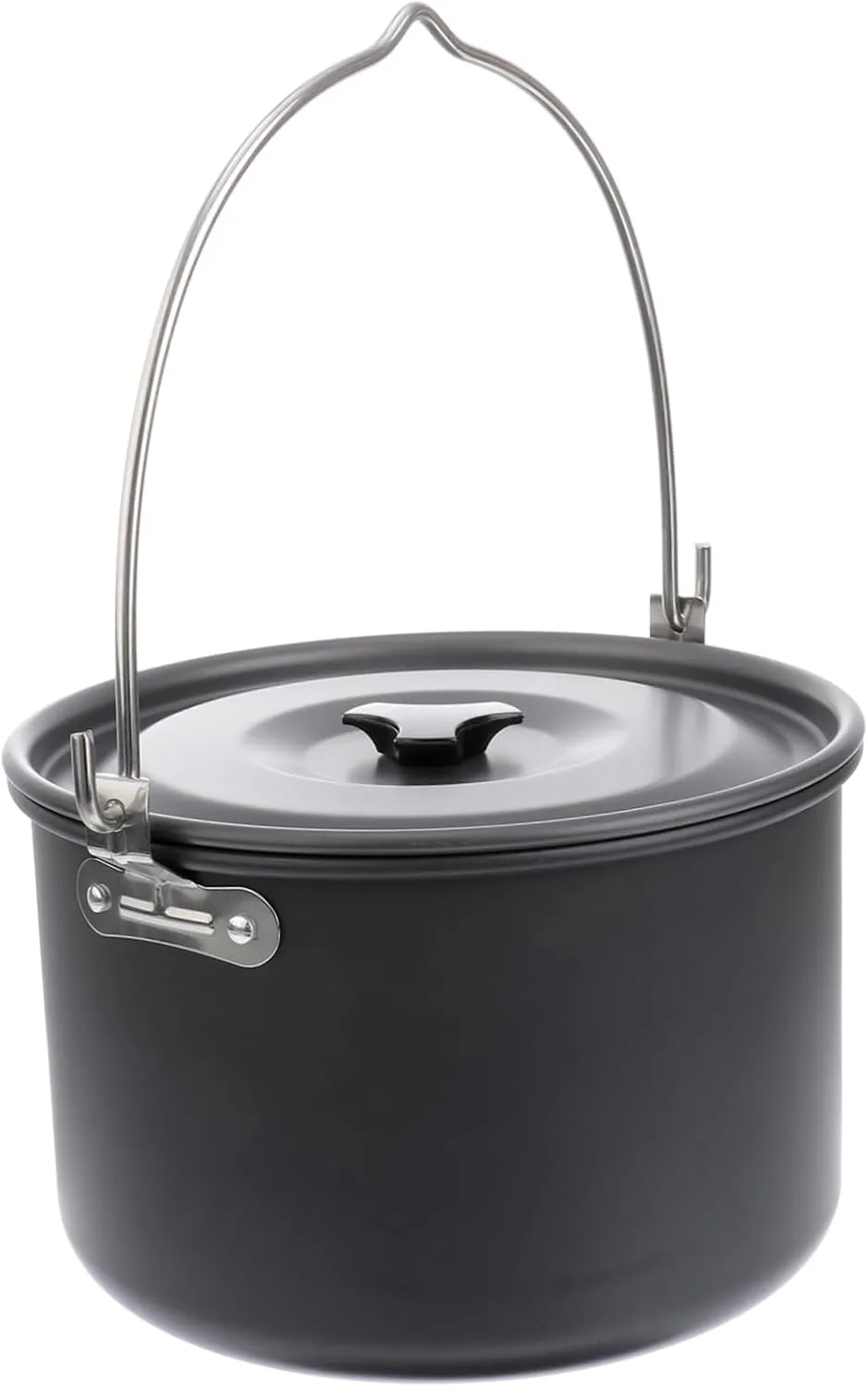 VICASKY 4l Outdoor Aluminum Camping Pot Non-Stick Stainless Steel Cooking Set for Hiking Backpacking Picnic