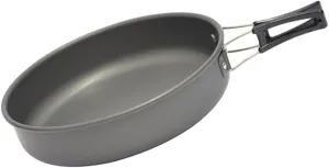 VICASKY Portable Aluminum Frying Pan Non-stick Outdoor Cooking Pot for Camping Hiking and Outdoor Activities