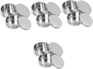 VICASKY Stainless Steel Cooking Pot Pan Outdoor Camping Cookware for Picnic Stackable Design Wear Resistant and
