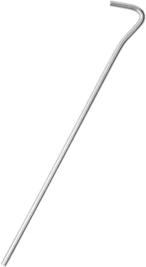 vidaxl Tent pegs 50 pcs - 9.1" Long Galvanized Steel Outdoor Camping Stakes/Tent pins - Silver, Lightweight, Weather-Resistant
