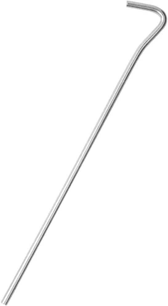vidaxl Tent pegs 50 pcs - 9.1" Long Galvanized Steel Outdoor Camping Stakes/Tent pins - Silver, Lightweight, Weather-Resistant