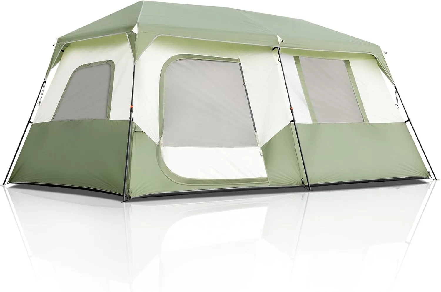 VINGLI Camping Tent 6/8/10 Persons for Outside,3 Windows,Outdoor Family Cabin Tent for Gathering,Picnic,Camping, Hike with 1 Minute Setup