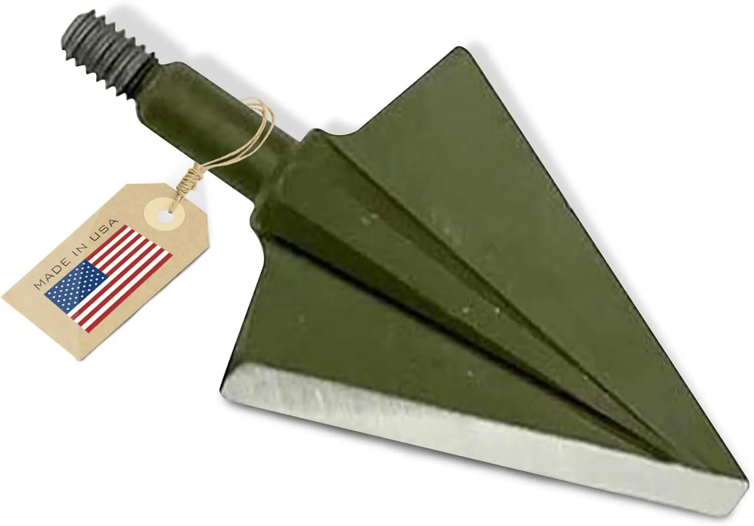 VPA1 1/8" 2 Blade 200 Grain Right Single Bevel Broadhead, Screw-in, S7 Premium Tool Steel 56-58 Rockwell, 3 Pack, Made in The USA
