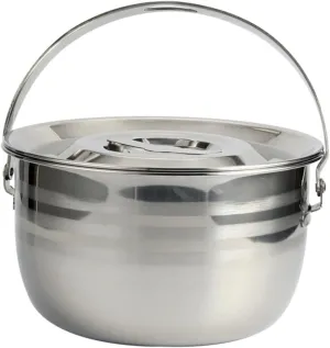 Wakauto 1pc High Capacity Non Stick Stew Pot Thickened Cooking Pot for Home Camping Efficient Heat Distribution Kitchen Cookware for Soups Stews