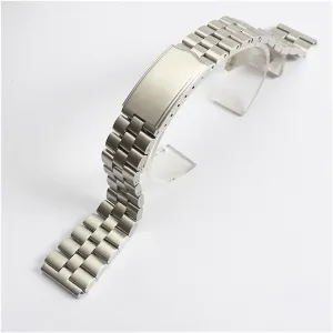 Watch Strap 19mm Stainless Steel Strap Foldable Clasp, Replaceable Strap Bracelet, Quick Release Watch Strap Tool Watch Accessory