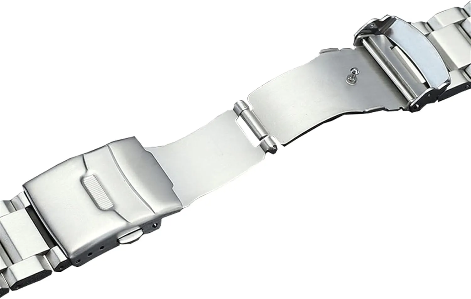 Watch Strap Trapezoidal Solid Stainless Steel Strap Bracelet 18 20 22 24 Mm Replacement Metal Strap Men's Strap Accessories