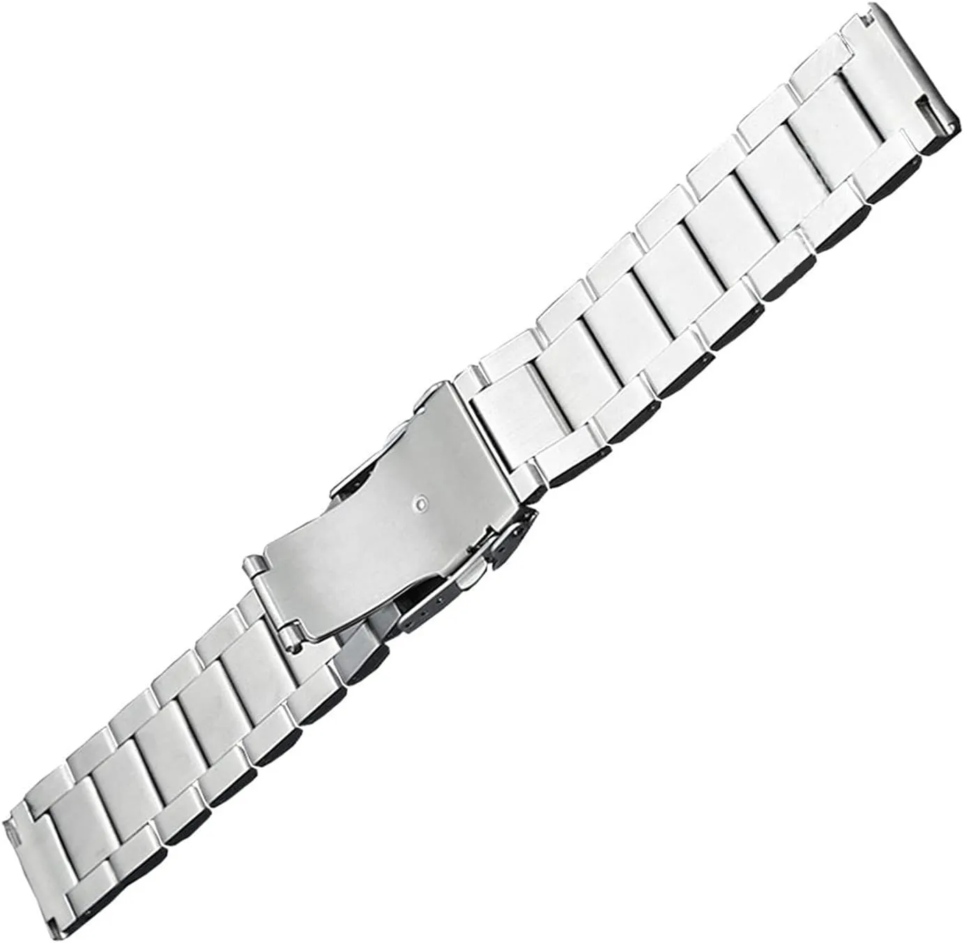 Watch Strap Trapezoidal Solid Stainless Steel Strap Bracelet 18 20 22 24 Mm Replacement Metal Strap Men's Strap Accessories