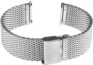 Watchband 16mm 18mm 20mm 22mm Universal watchband Quick Release Watch Band mesh Stainless Steel Strap Wrist Belt Bracelet Black