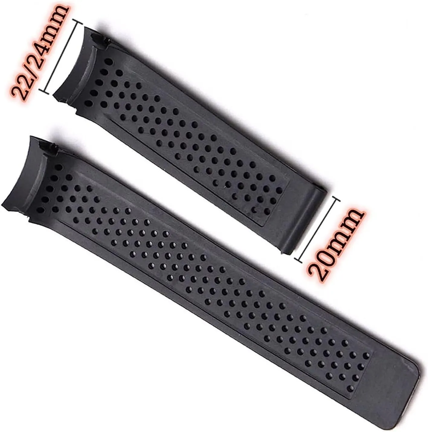 Waterproof Rubber Watchband For TAG HEUER CARRERA Men Women Watch Strap Bracelet Belt