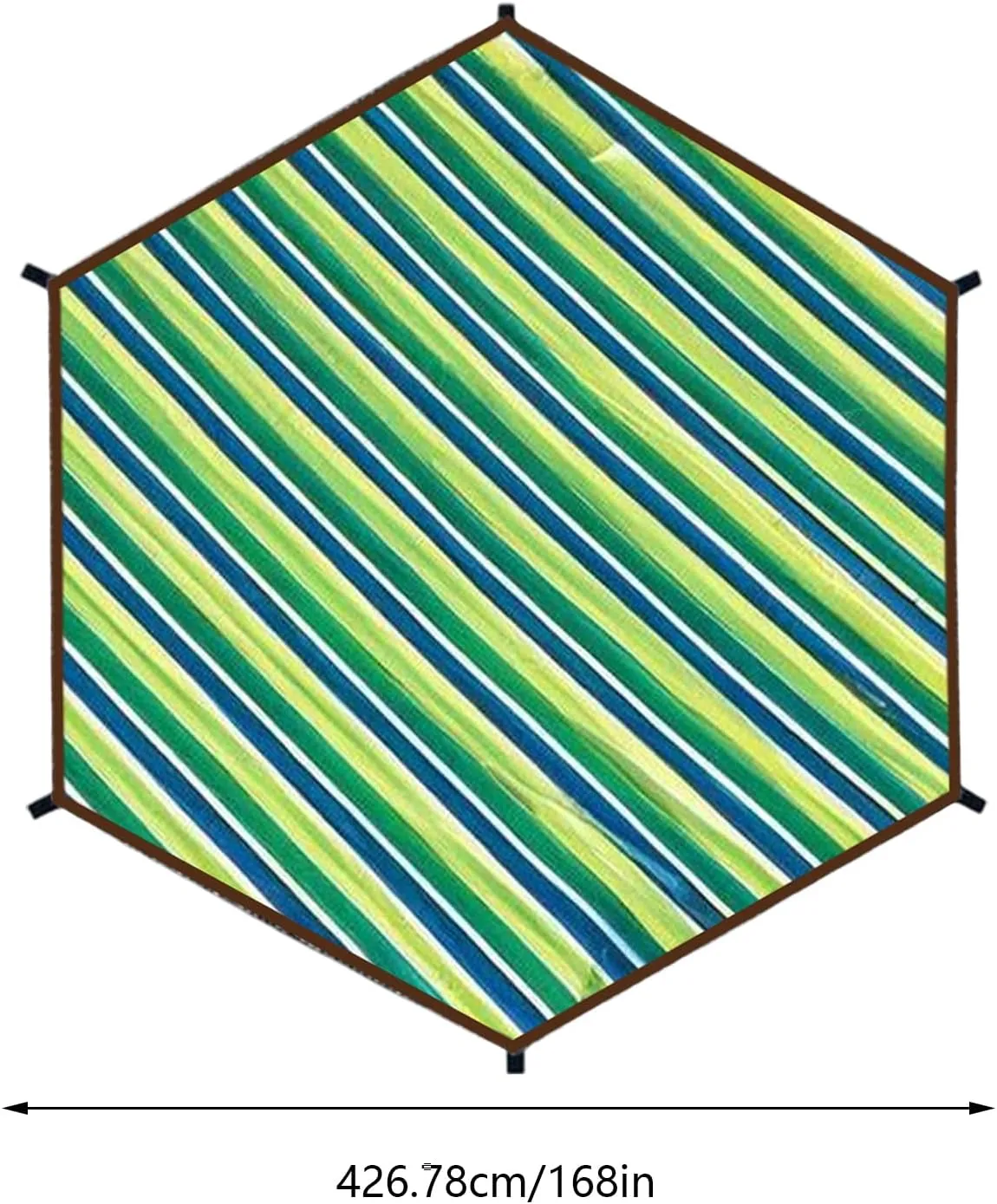 Waterproof UV Protection Trampoline Tent Cover | Trampoline Sunshade, Tear Resistant Tent, 12ft 14ft Soft Outdoor Sun Protection Cover, Outdoor Backyard Garden Use, All Season Protection