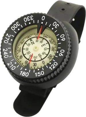 Waterproofs Luminously Dials Compasses Underwater Diving Navigations Compasses Adjustable Silicones Strap Sighting Compasses