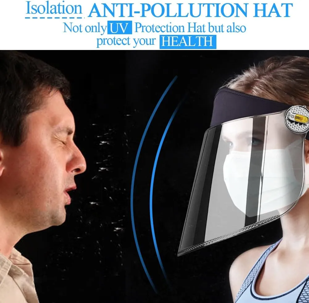 WAYCOM Sun Cap, Sun Visor Hat - UV Protection Hat -Premium UPF 50  Hat for Hiking, Golf, Tennis, Outdoors