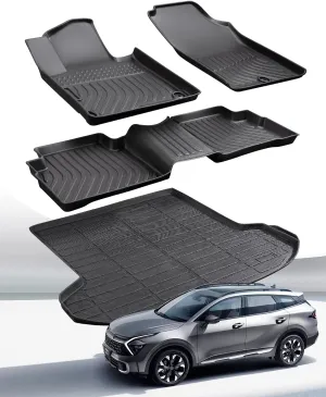 Weather Liner® Floor Mats for Kia Sportage (2023-2025, Not Hybrid)