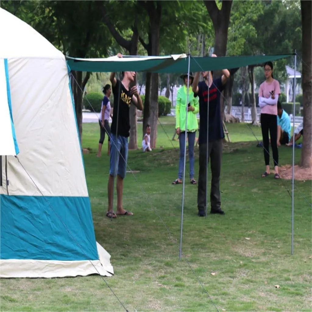 Weatherproof Tents Outdoor Tent for 5-8 People, Rainproof, Thickened, Two-Bedroom and One-Living Room Camping Folding Tent Camping and Hiking Tents