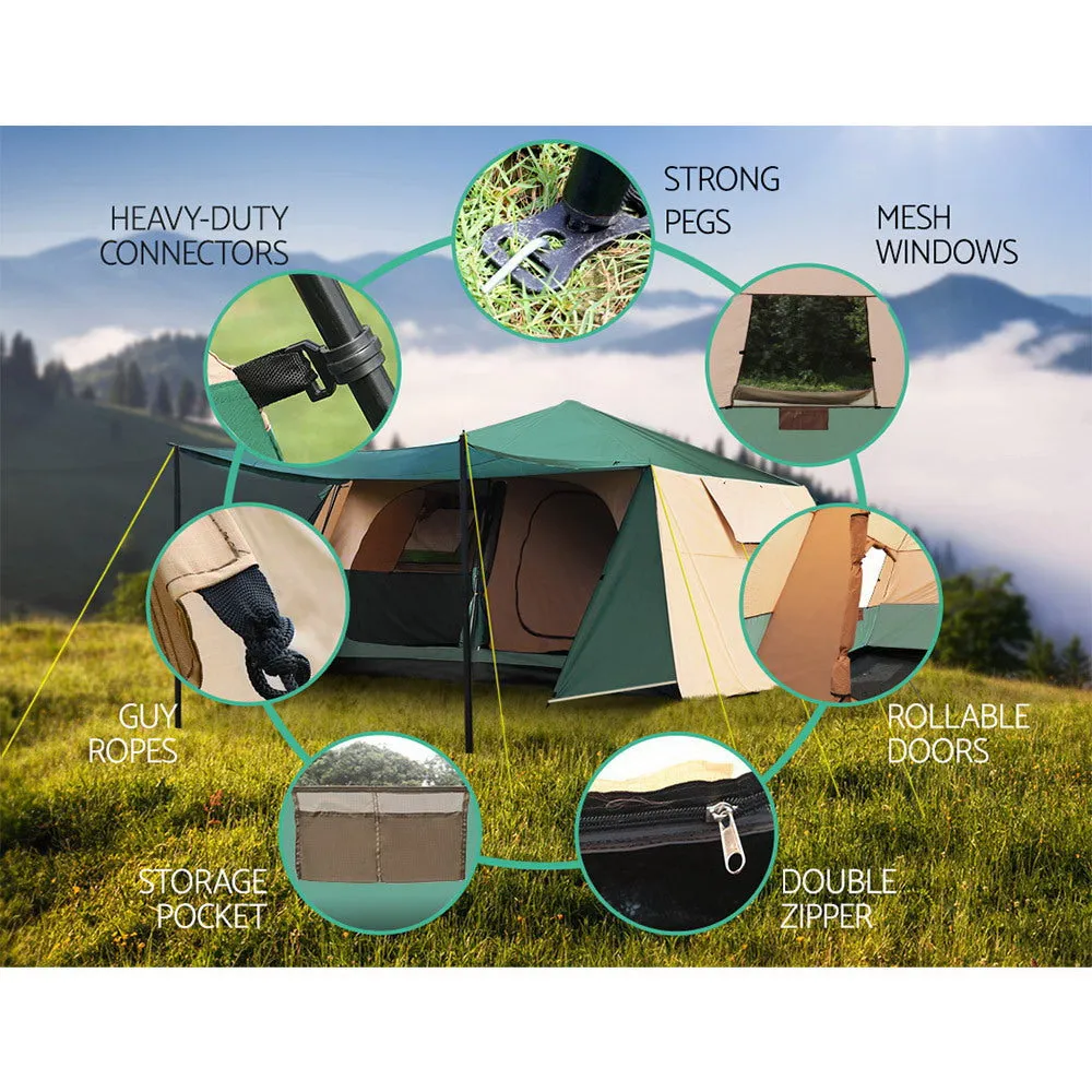 Weisshorn Instant Up Camping Tent 8 Person Pop up Tents Family Hiking Dome Camp-VIC_Metro
