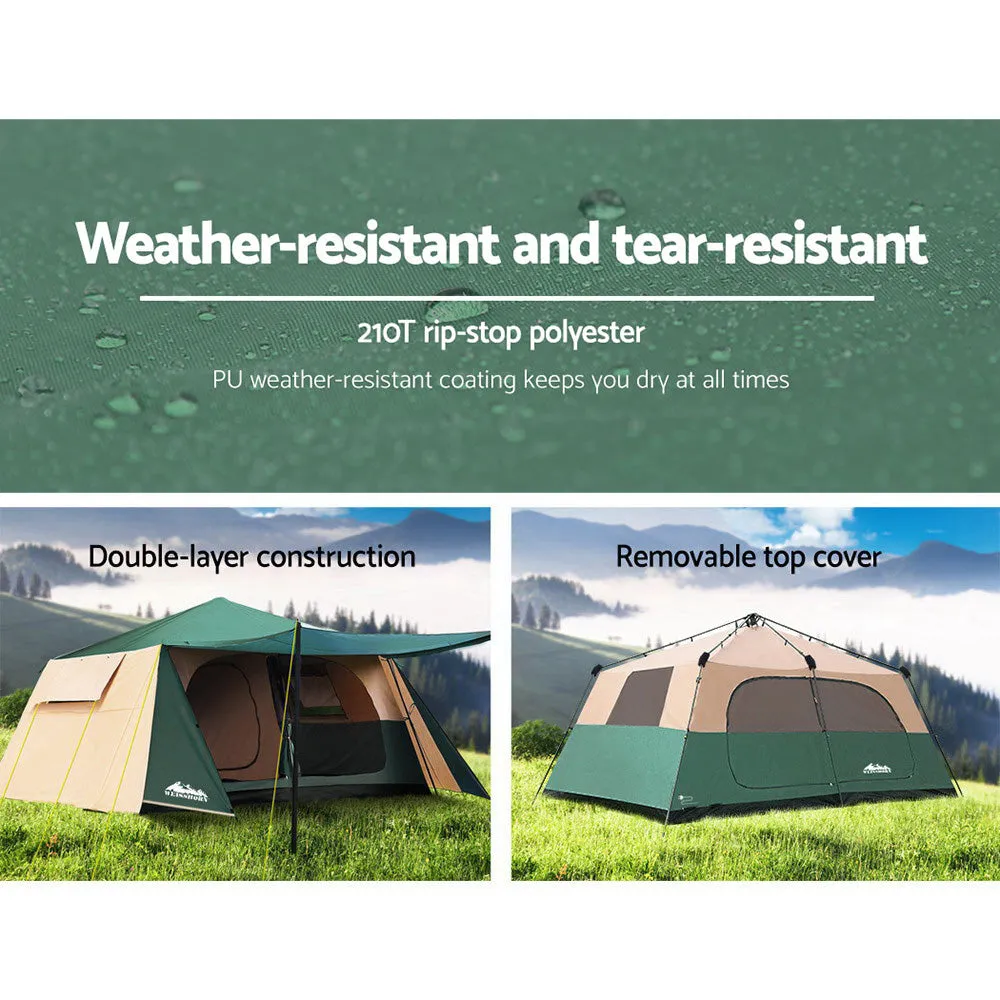 Weisshorn Instant Up Camping Tent 8 Person Pop up Tents Family Hiking Dome Camp-VIC_Metro