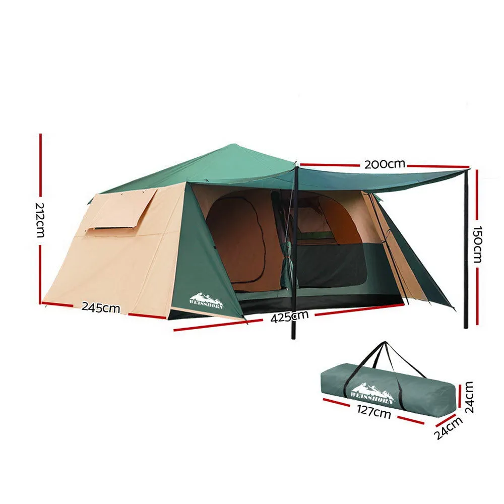 Weisshorn Instant Up Camping Tent 8 Person Pop up Tents Family Hiking Dome Camp-VIC_Metro