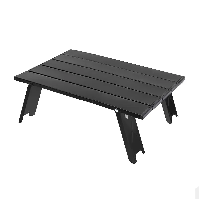 WEST TUNE Mini Camping Table Ultralight Roll-Up Folding Aluminum for Outdoor Use