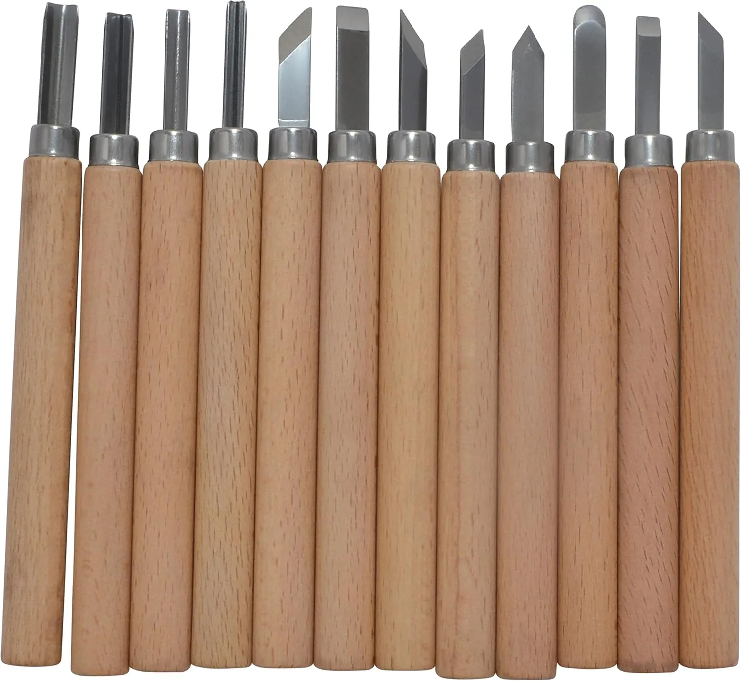Westcott CarboTitanium Carving Tools for Wood Working, Soap Carving, Print Making, Clay Sculpture, 12-Piece Set