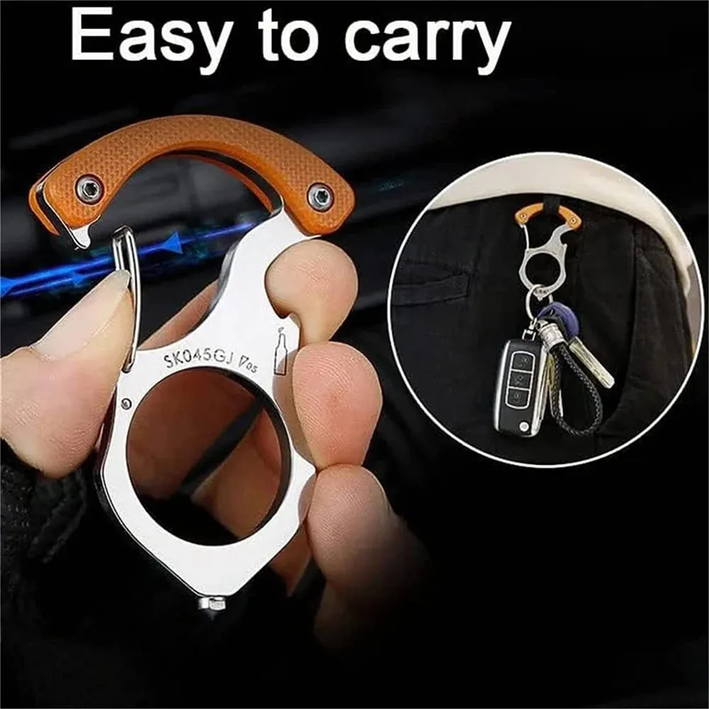 Wholesale Premium Multi-Tool Steel Knuckles Keychain