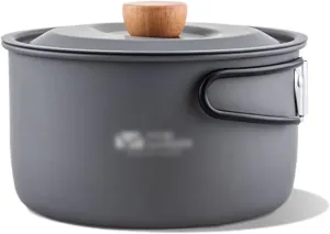 WHYATT Camping Pot, Camping Cookware Set, Camping Cookset, Non-Stick Lightweight Pot Pan Set with for Camping Outdoor Picnic